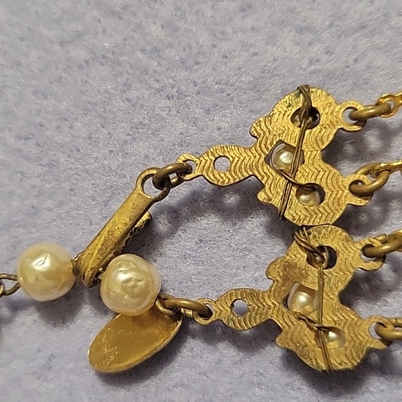 Miriam Haskell Necklace With Brooch - Picture 14 of 15